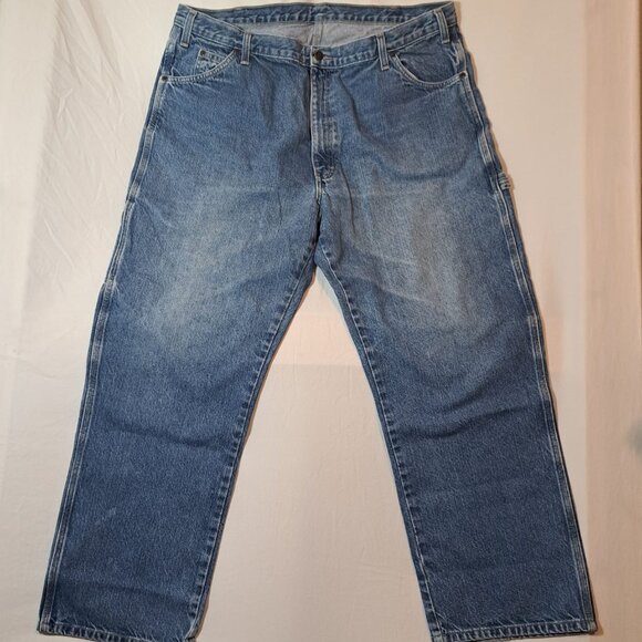 Dickies‎ Men’s Carpenter Work Pants Jeans Size 42x30 (measure 42x29) - Picture 2 of 14